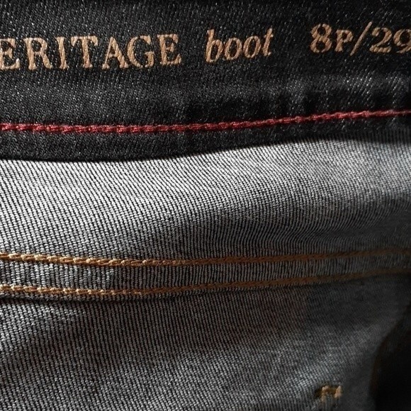 Talbots Heritage boot cut black jeans. Size 8 petite 29. new without tag nwot - Picture 8 of 8